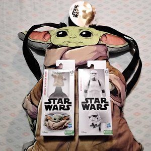 STAR WARS- PLUSH BACKPACK AN TOYS.